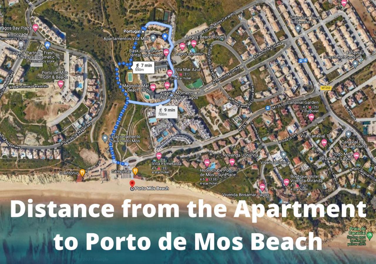 Spacious Apartment Near Porto De Mos Beach, Lagos. Exterior foto